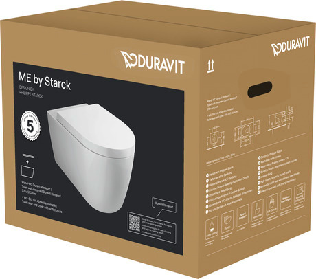 Duravit ME by Starck Asma klozet set kutusu 374 x 570 mm