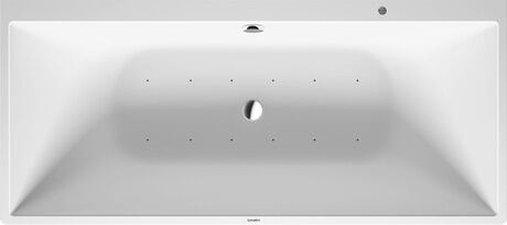Duravit DuraSquare Duvara tam dayalı masajlı küvet 1800 x 800 mm
