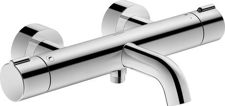 Duravit C.1 Sıvaüstü küvet termostatı 338 x 190 mm