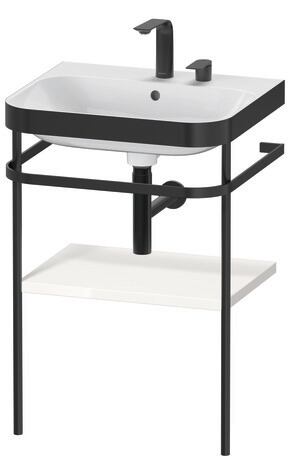 Duravit Happy D.2 c-bonded Metal lavabo konsolu 575 x 490 mm