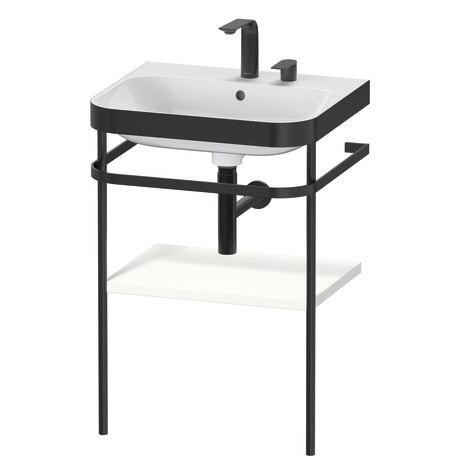 Duravit Happy D.2 c-bonded Metal lavabo konsolu 575 x 490 mm