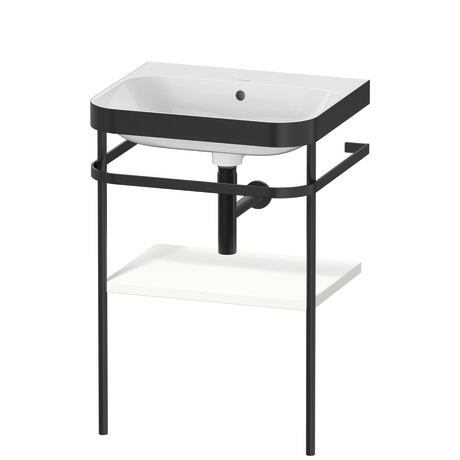 Duravit Happy D.2 c-bonded Metal lavabo konsolu 575 x 490 mm