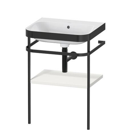 Duravit Happy D.2 c-bonded Metal lavabo konsolu 575 x 490 mm