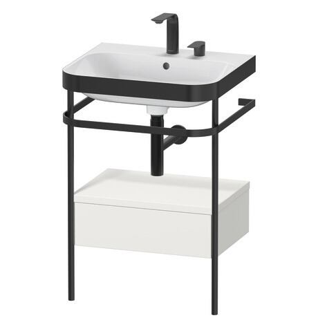 Duravit Happy D.2 metal konsollu ve çekmeceli c-bonded set 575 x 490 mm