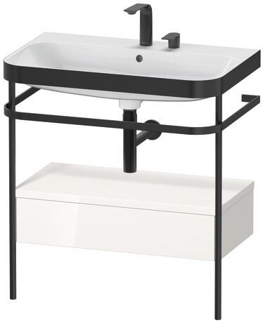 Duravit Happy D.2 metal konsollu ve çekmeceli c-bonded set 775 x 490 mm