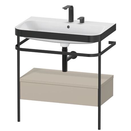Duravit Happy D.2 metal konsollu ve çekmeceli c-bonded set 775 x 490 mm
