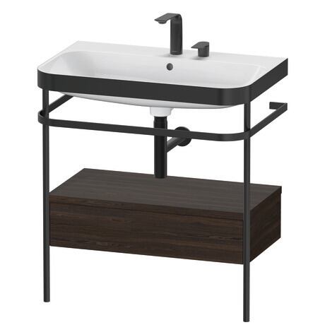 Duravit Happy D.2 metal konsollu ve çekmeceli c-bonded set 775 x 490 mm
