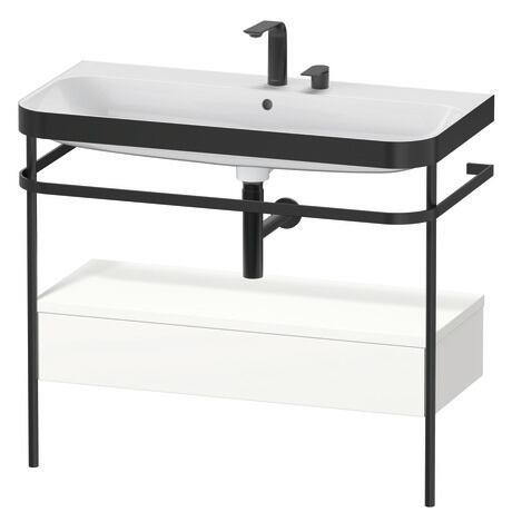 Duravit Happy D.2 metal konsollu ve çekmeceli c-bonded set 975 x 490 mm