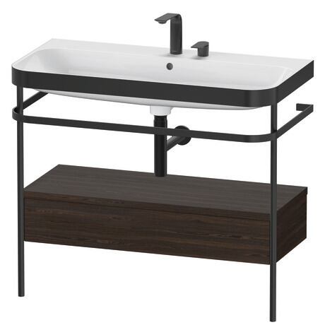 Duravit Happy D.2 metal konsollu ve çekmeceli c-bonded set 975 x 490 mm