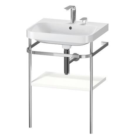 Duravit Happy D.2 c-shape Metal lavabo konsolu 575 x 490 mm