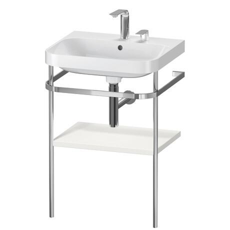 Duravit Happy D.2 c-shape Metal lavabo konsolu 575 x 490 mm