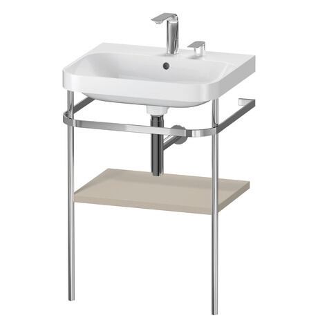 Duravit Happy D.2 c-shape Metal lavabo konsolu 575 x 490 mm