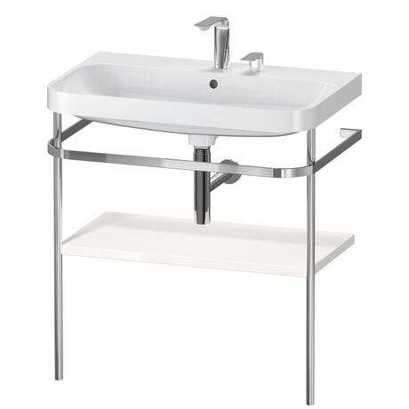 Duravit Happy D.2 c-shape Metal lavabo konsolu 775 x 490 mm