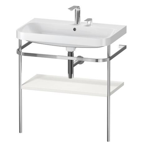 Duravit Happy D.2 c-shape Metal lavabo konsolu 775 x 490 mm