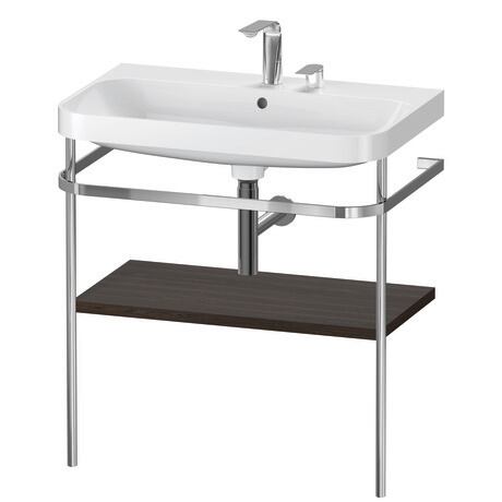 Duravit Happy D.2 c-shape Metal lavabo konsolu 775 x 490 mm