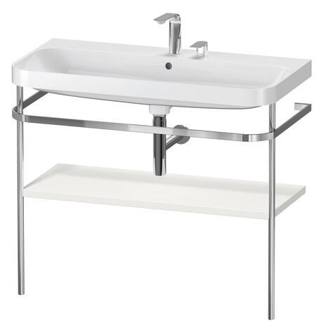 Duravit Happy D.2 c-shape Metal lavabo konsolu 975 x 490 mm