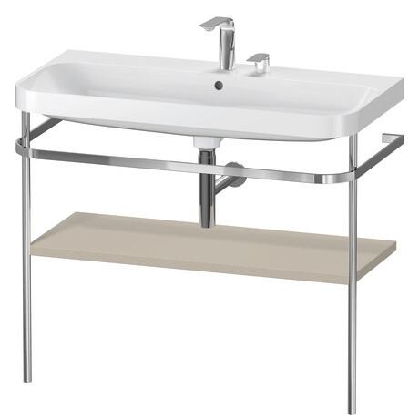 Duravit Happy D.2 c-shape Metal lavabo konsolu 975 x 490 mm