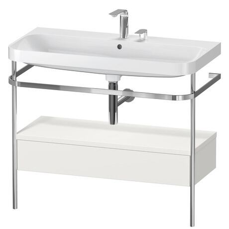 Duravit Happy D.2 metal konsollu ve çekmeceli c-shaped Set 975 x 490 mm