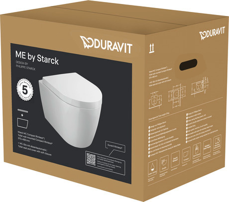 Duravit ME by Starck Asma klozet set kutusu 370 x 480 mm