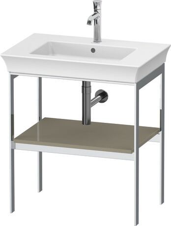 Duravit White Tulip Metal konsol 684 x 450 mm