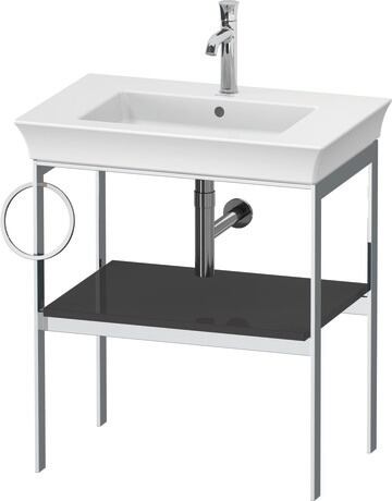 Duravit White Tulip Metal konsol 684 x 450 mm
