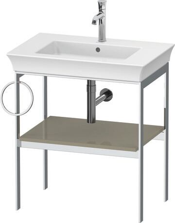 Duravit White Tulip Metal konsol 684 x 450 mm