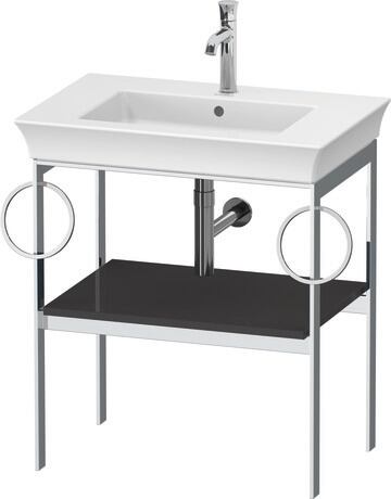Duravit White Tulip Metal konsol 684 x 450 mm