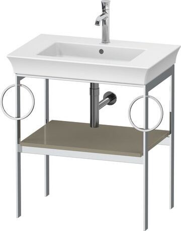 Duravit White Tulip Metal konsol 684 x 450 mm