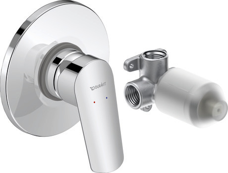 Duravit No.1 Ankastre duş bataryası 115 x 83 mm