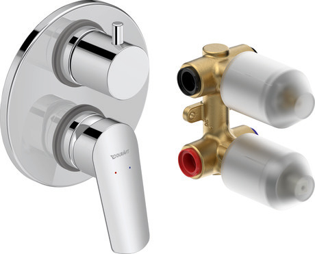 Duravit No.1 Ankastre duş bataryası 137 x 86 mm
