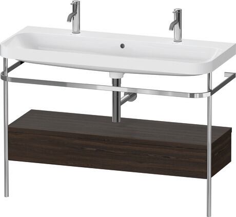 Duravit Happy D.2 metal konsollu ve çekmeceli c-shaped Set 1175 x 490 mm