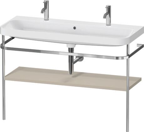 Duravit Happy D.2 c-shape Metal lavabo konsolu 1175 x 490 mm
