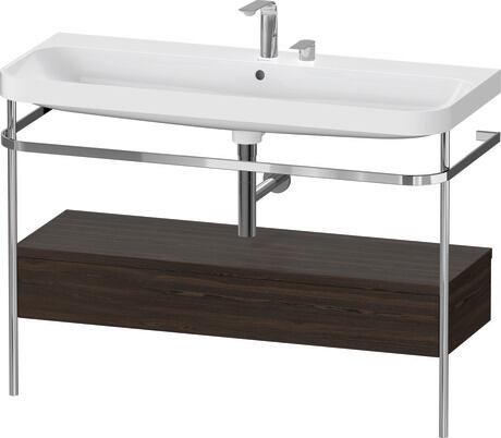 Duravit Happy D.2 metal konsollu ve çekmeceli c-shaped Set 1175 x 490 mm
