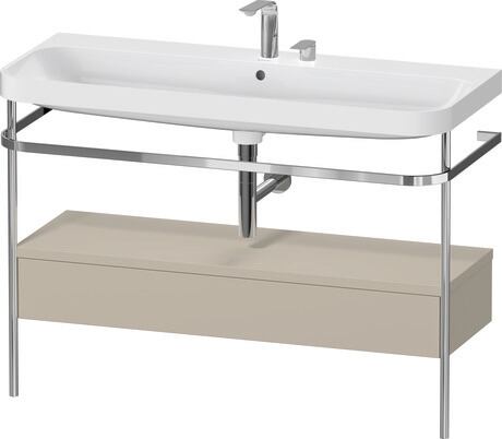 Duravit Happy D.2 metal konsollu ve çekmeceli c-shaped Set 1175 x 490 mm