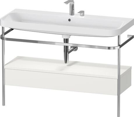 Duravit Happy D.2 metal konsollu ve çekmeceli c-shaped Set 1175 x 490 mm
