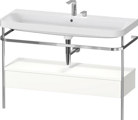 Duravit Happy D.2 metal konsollu ve çekmeceli c-shaped Set 1175 x 490 mm