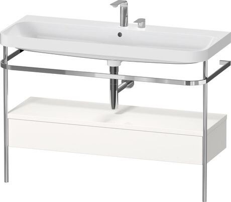 Duravit Happy D.2 metal konsollu ve çekmeceli c-shaped Set 1175 x 490 mm