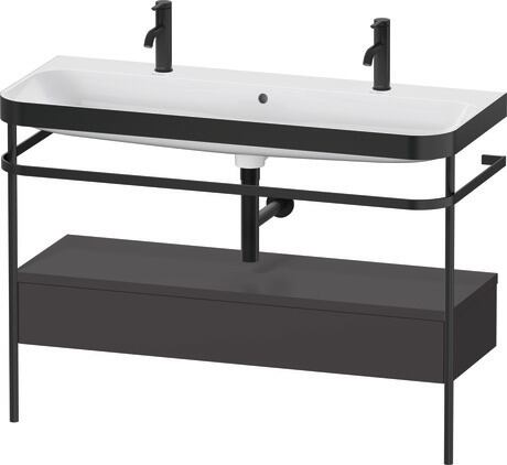 Duravit Happy D.2 metal konsollu ve çekmeceli c-bonded set 1175 x 490 mm