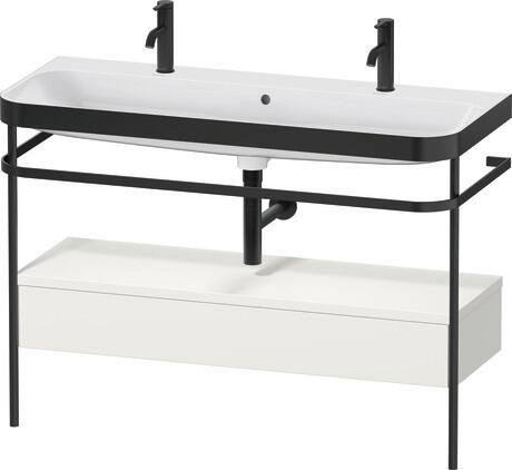 Duravit Happy D.2 metal konsollu ve çekmeceli c-bonded set 1175 x 490 mm