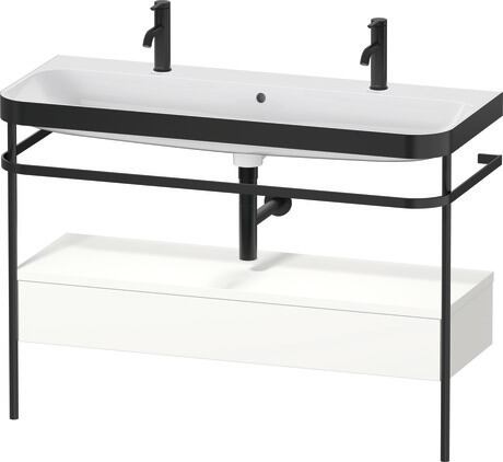 Duravit Happy D.2 metal konsollu ve çekmeceli c-bonded set 1175 x 490 mm