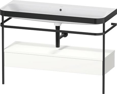 Duravit Happy D.2 metal konsollu ve çekmeceli c-bonded set 1175 x 490 mm