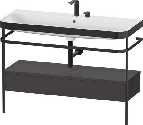 Duravit Happy D.2 metal konsollu ve çekmeceli c-bonded set 1175 x 490 mm