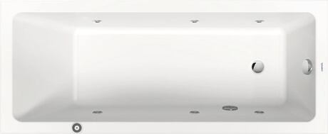 Duravit No.1 Einbau-Whirlwanne 1700 x 700 mm