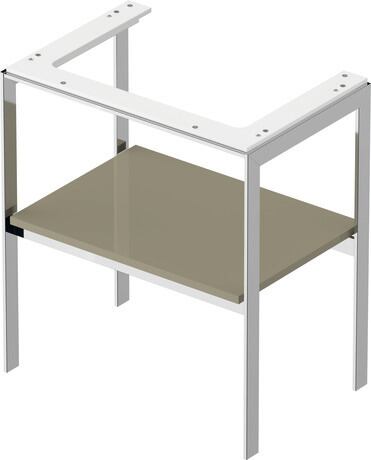 Duravit White Tulip Metal konsol 684 x 450 mm