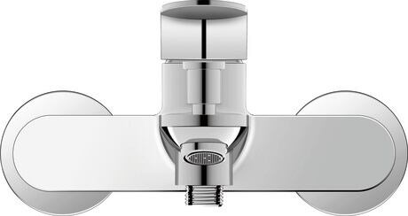 Duravit Wave Sıvaüstü küvet bataryası 216 x 198 mm