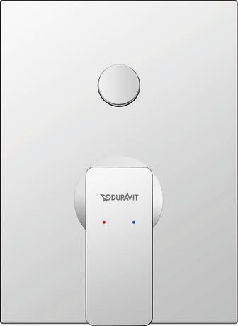 Duravit Manhattan Ankastre duş bataryası 125 x 76 mm
