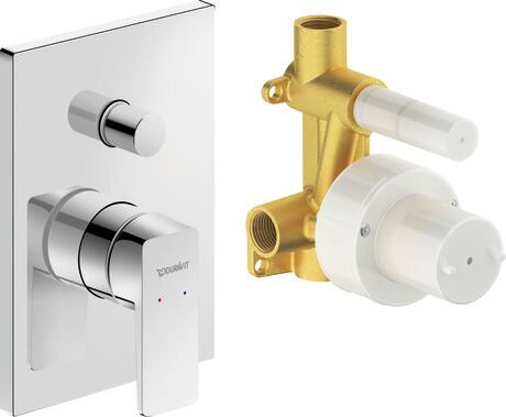 Duravit Manhattan Ankastre duş bataryası 125 x 76 mm