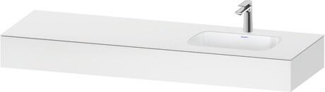 Duravit Studio F. A. Porsche Collection Ankastre lavabo tezgahlı dolap ünitesi ile birlikte 1600 x 550 mm