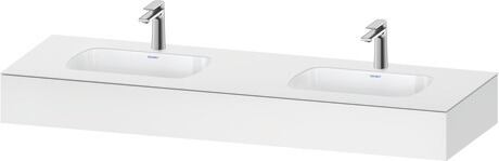 Duravit Studio F. A. Porsche Collection Ankastre lavabo tezgahlı dolap ünitesi ile birlikte 1600 x 550 mm