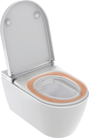 Duravit SensoWash® Starck f Akıllı klozet kapağı Plus 378 x 573 mm